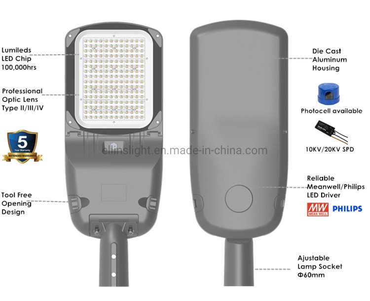 10 Year Warranty Smart Zigbee/Lora/Iot LED Garden Street Lamp Road Street Lighting Solar LED Street Light