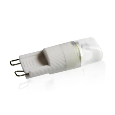 Adaptador de lámpara G4 a G9 1.2W Epistar COB G9 LED COB AC110V 220V G9 Luz LED